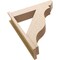 Ekena Millwork 7 1/2-in W x 32-in D x 38-in H Funston Slat Rough Cedar Woodgrain TimberThane Outlooker, Primed Tan OUTUR075X32X38FST24RCPR - alternate 5